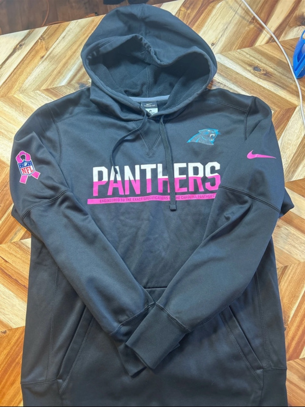 Nike Black Panthers Crewneck with Pink Accents